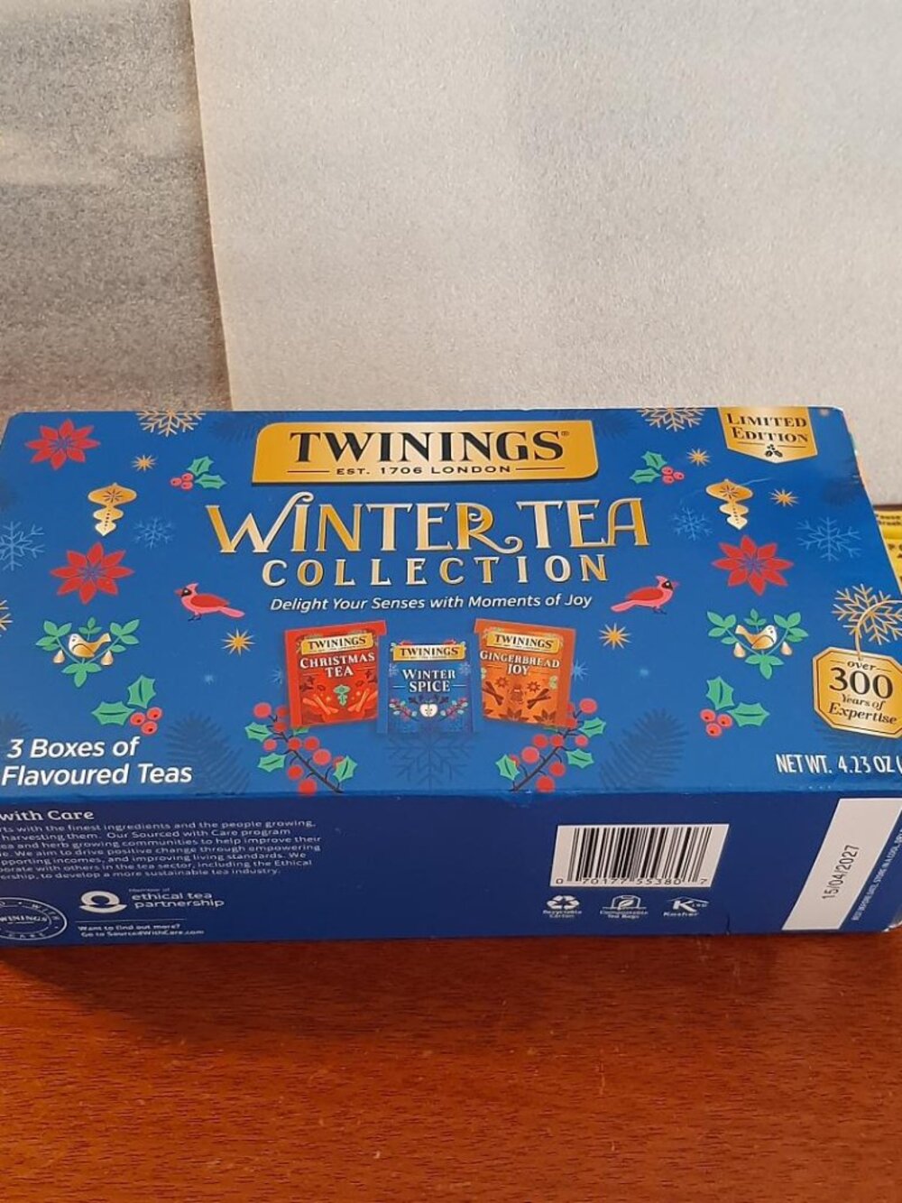 NEW BOX ! Twinings Winter Collection Tea Bags 3 Box Flavor 60 Bags